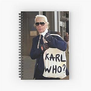 who karl legend Spiral Notebook