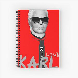 i love Karl Spiral Notebook