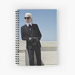 Karl Lagerfeld Fanart Spiral Notebook