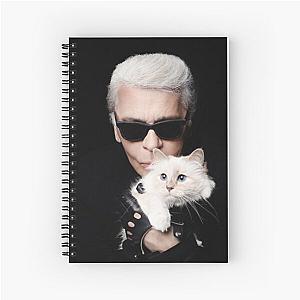 Karl Lagerfeld Fanart Spiral Notebook