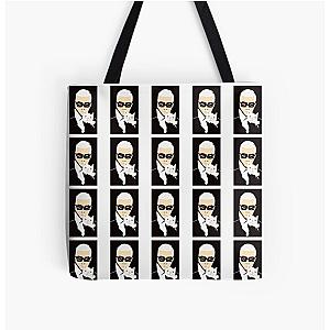 Karl & Choupette All Over Print Tote Bag