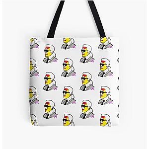 Multi Karl Collection Merchandise by Dusty O All Over Print Tote Bag