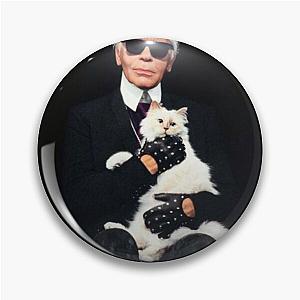 Karl Lagerfeld Fanart Pin