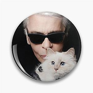 Karl Lagerfeld Fanart Pin