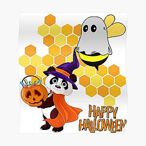 halloween pumpkin bee and puppycat  Poster RB1807