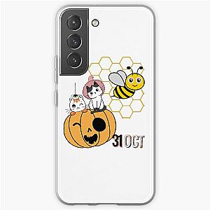 halloween pumpkin bee and puppycat  Samsung Galaxy Soft Case RB1807