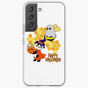 halloween pumpkin bee and puppycat  Samsung Galaxy Soft Case RB1807