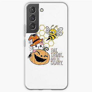 halloween pumpkin bee and puppycat  Samsung Galaxy Soft Case RB1807