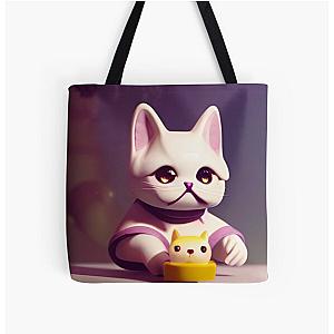 Bee and puppycat All Over Print Tote Bag RB1807