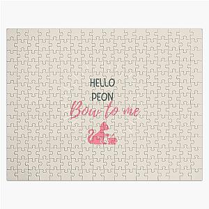 Hello Peon. Bow to me,  Bee and Puppycat Jigsaw Puzzle RB1807