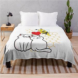 toast bee and puppycat Throw Blanket RB1807