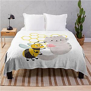 toast bee and puppycat Throw Blanket RB1807