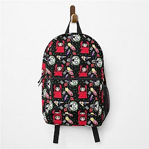 Creepy Cute Kawaii Beetlejuice Pattern Backpack