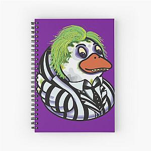 Famous rubber ducks Beetlejuice Spiral Notebook