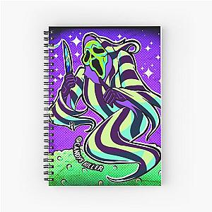 beetlejuice ghostface Spiral Notebook