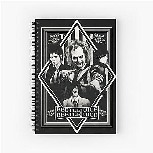 beetlejuice bnw Spiral Notebook