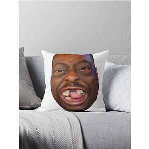 Beetlejuice Head Lester Green Stern Show Throw Pillow