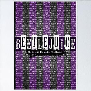 Beetlejuice Musical Soundtrack Poster