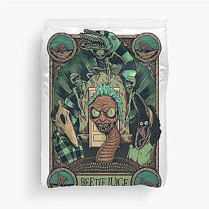 Beetlejuice Beetlejuice Vintage merch Horror   Duvet Cover