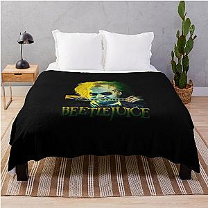 beetlejuice horror Throw Blanket