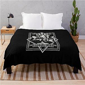 beetlejuice bnw Throw Blanket