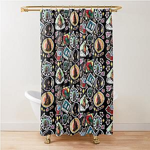 Beetlejuice gang Shower Curtain