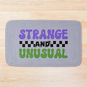 Strange and Unusual - Beetlejuice Lydia Inspiration in Purple and Green Bath Mat