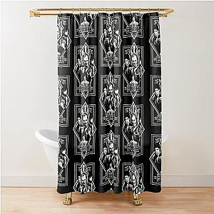 beetlejuice bnw Shower Curtain