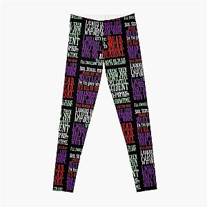 Beetlejuice Quotes Leggings