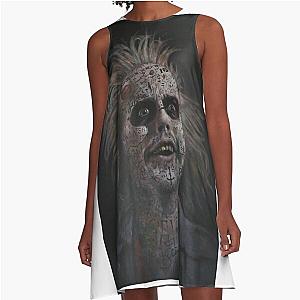 Gangster Juice, Beetlejuice Tattoo Portrait, Beetlejuice Beetlejuice Tattoo Beast A-Line Dress