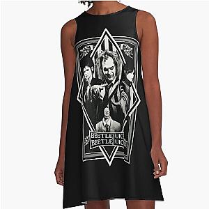 beetlejuice bnw A-Line Dress