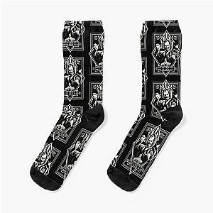 beetlejuice bnw Socks