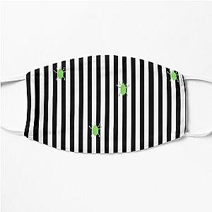 Beetlejuice Striped Print Pattern Flat Mask