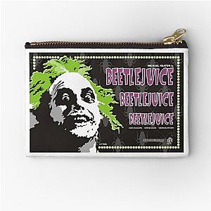 Beetlejuice Beetlejuice Beetlejuice Zipper Pouch