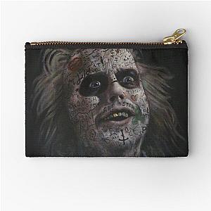 Gangster Juice, Beetlejuice Tattoo Portrait, Beetlejuice Beetlejuice Tattoo Beast Zipper Pouch