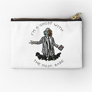 Beetlejuice Zipper Pouch