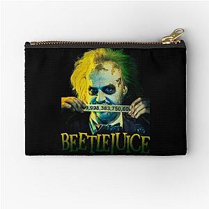 beetlejuice horror Zipper Pouch