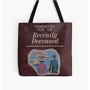 Beetlejuice Handbook For The Recently Deceased  All Over Print Tote Bag