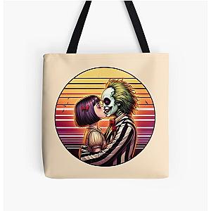 Beetlejuice Love All Over Print Tote Bag