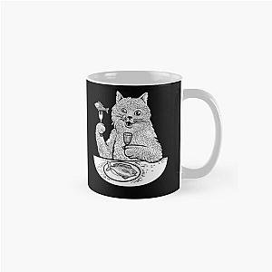 Behemoth cat sketch. White Classic Mug