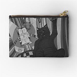 Behemoth the Cat Swinging on a Chandelier Zipper Pouch