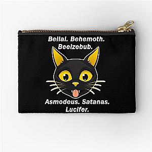 Belial. Behemoth. Beelzebub. Asmodeus. Satanas. Lucifer. Zipper Pouch