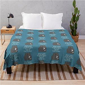 Behemoth the Cat - lit quotes series Throw Blanket