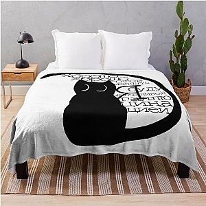 Cat Behemoth Master and Margarita Throw Blanket