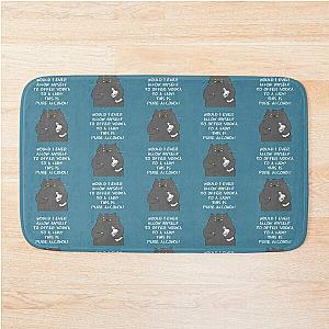 Behemoth the Cat - lit quotes series Bath Mat