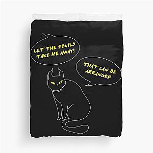 Behemoth the Cat as a devil Duvet Cover