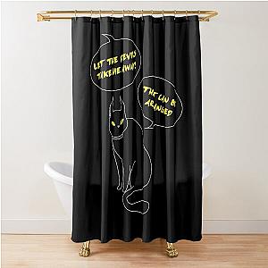 Behemoth the Cat as a devil Shower Curtain