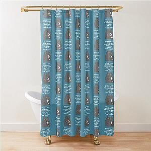 Behemoth the Cat - lit quotes series Shower Curtain