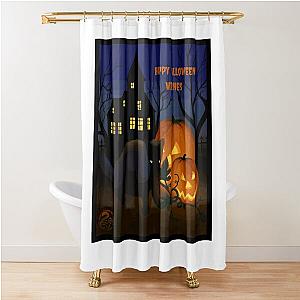 Behemoth wishes you Happy Halloween Witches   Shower Curtain