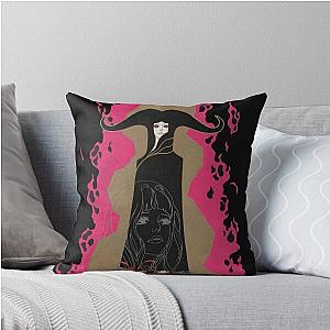 Vintage Belladonna of Sadness Throw Pillow